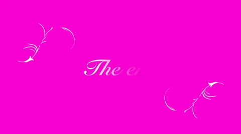 The end in different colors Stock Footage 34502682