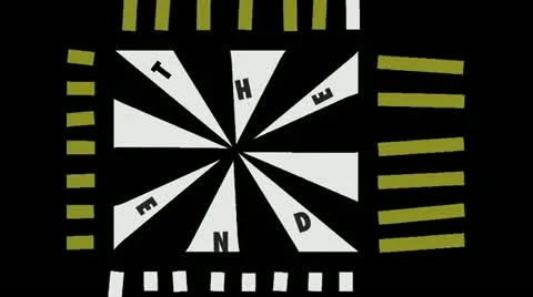 The End Ending Stock Footage 19564557