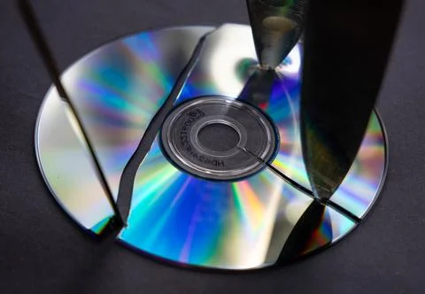 This is the end of era of optical discs Foto stock