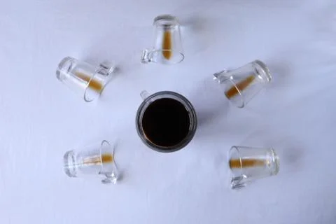 The end of expressos Stock Photos