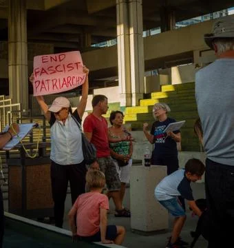 End Fascist Patriarchy Stock Photos