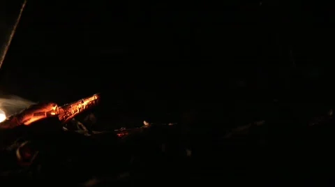 End of fire Stock Footage 836692