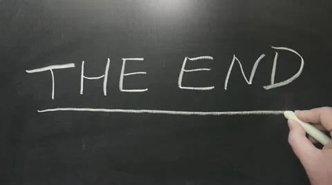 The end Stock Footage 10861322