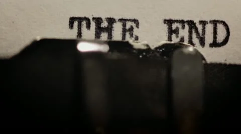 THE END Stock Footage 22666806