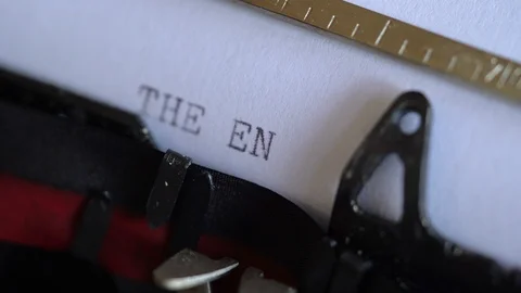 The End Stock Footage 123061170