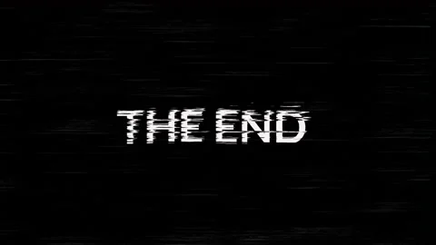 End glitch a finality marked by a striking glitchy effect. Stock Footage 313387967