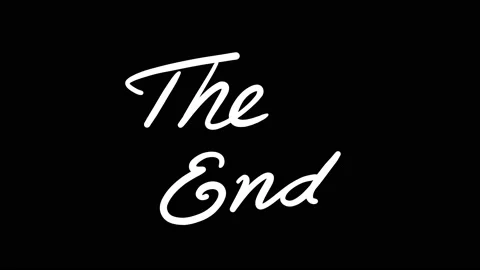The End handwritten stop motion animation on black and white backgrounds Stock Footage 160969326