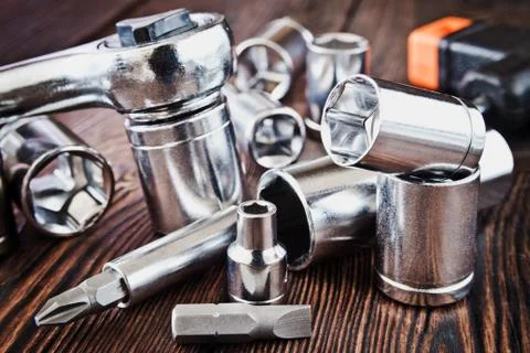 End head tools Stock Photos