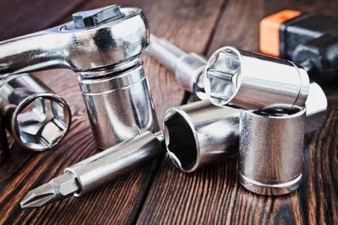 End head tools Stock Photos