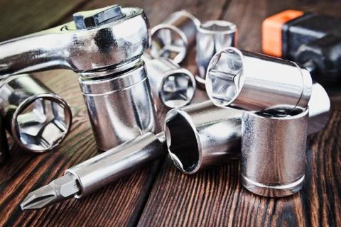 End head tools Stock Photos