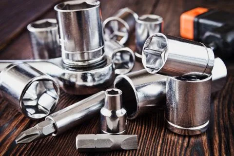 End head tools Stock Photos