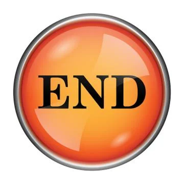 End icon Stock Illustration