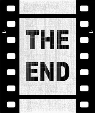 The end Stock Illustration