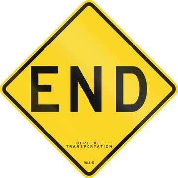 End Stock Illustration