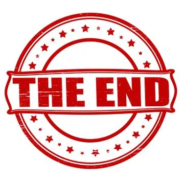 The end Stock Illustration