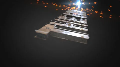 The end-Industrial Text Stock Footage 141114732