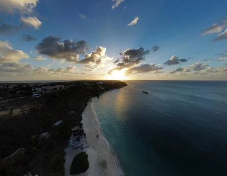 At the end it's the sunset Stock Photos