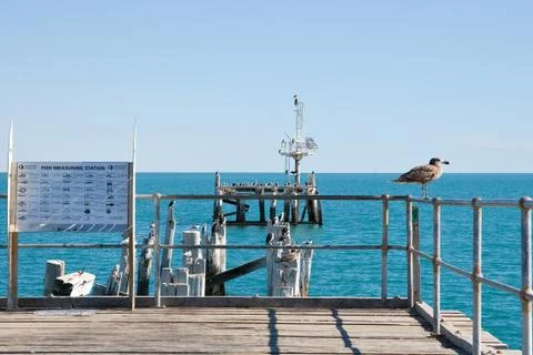 The end of jetty Stock Photos