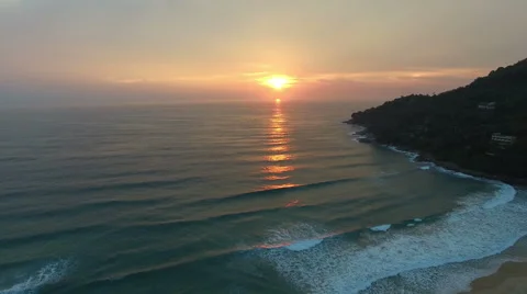 The end of Karon beach Stock Footage 65982334