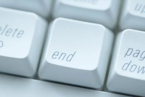 End key on a keyboard. Stock Photos