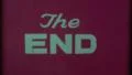 THE END Loop Vintage Film Title Graphic Leader Distressed Movie Retro 8mm 8251 HD Footage