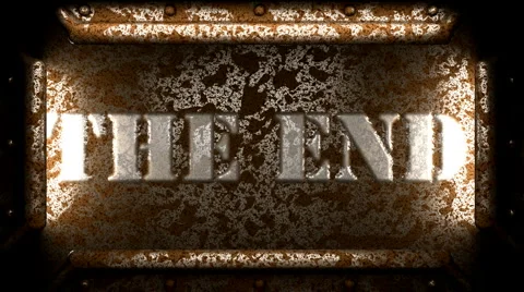 The end metal stamp 動画素材 6158713