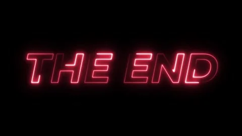 The End Neon Sign 库存影片 287400217