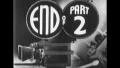 END OF PART 2 Two Vintage Old Film Title Graphic Leader 8mm 7095 HD Footage