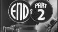 END OF PART 2 Two Vintage Old Film Title Finale Graphic Leader 8mm 7096 HD Footage