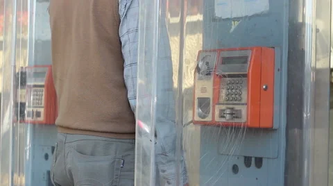 End Phone Boot Call Stock Footage 46113661