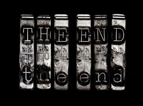 The end Stock Photos