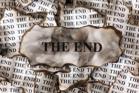The End Stock Photos