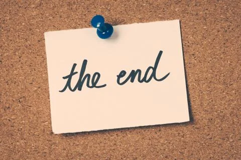 The end Stock Photos