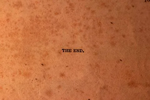 The End 写真素材