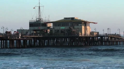 End of Pier Stock Footage 7763077