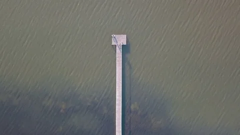 End of Pier Stock Footage 83258488