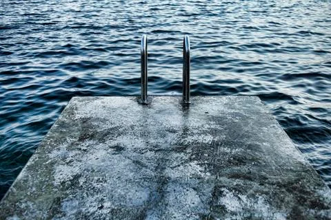 The end of the pier Stock Photos