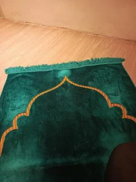 End of prayer mat Stock Photos