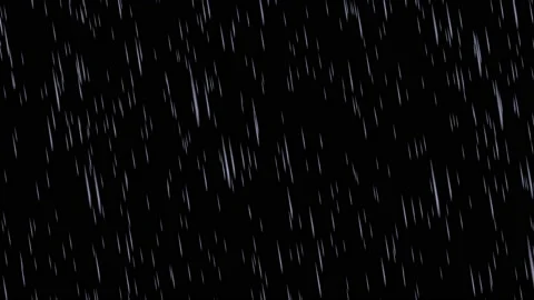 End of rain animation - superposition of heavy rain with an alpha layer Stock Footage 221635576