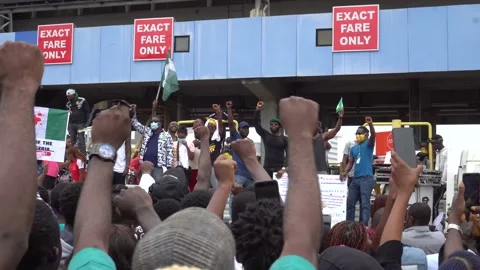 End SARS Protest Stock Footage 220528775