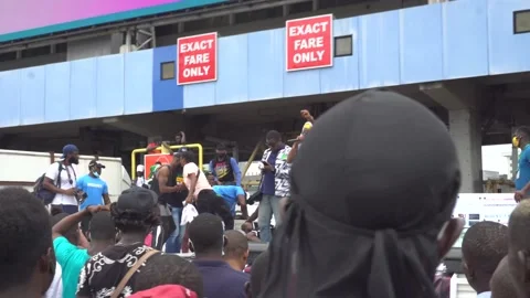 End SARS Protest Stock Footage 220528802