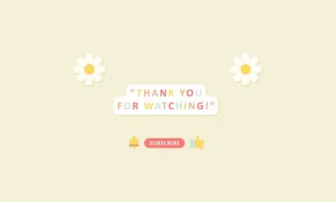 End Screen background. For Video Template, Background, End Screen Stock Illustration