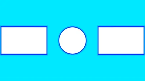 End screen saver for video, on a blue background, under two videos with a lo Stock Footage 149072044