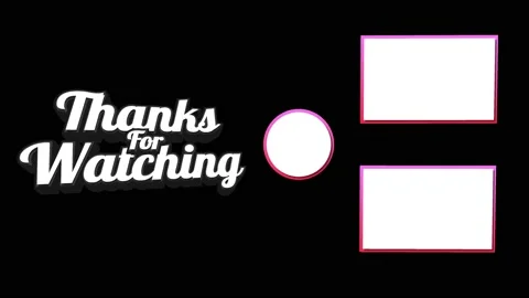 End screen saver for video with an initial transition, animation of text and Stock Footage 149071960