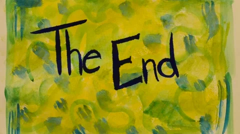 The End stop motion Stock Footage 61188206