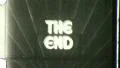THE END SUNBURST Vintage Film Title Plate Leader Texture distressed HD Footage