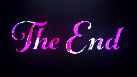 The End Text 03 Stock Footage 147608739