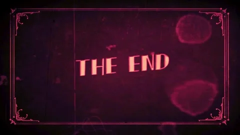 The End Text Animation in 4K - Versatile Closing Screen for Projects, Business 動画素材 293952110