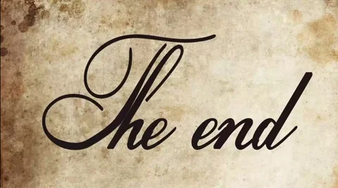 The end in textures. intro Stock Footage 41689250