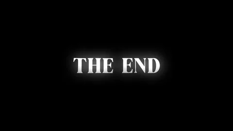 The End title with RGB split glitch and glow on black background Stock Footage 317132128